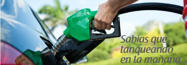 ¿Sabías que tanqueando en la mañana ahorras gasolina? ¿Sabías que tanqueando en la mañana ahorras gasolina?
