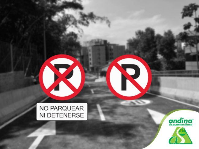 prohibido parquear y detenerse prohibido parquear y detenerse