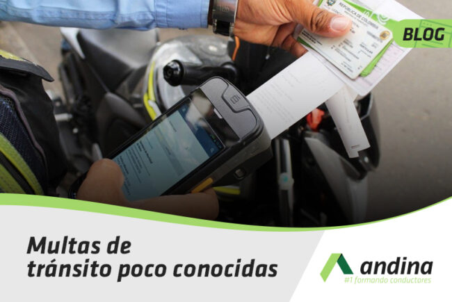 Multas de tránsito poco conocidas