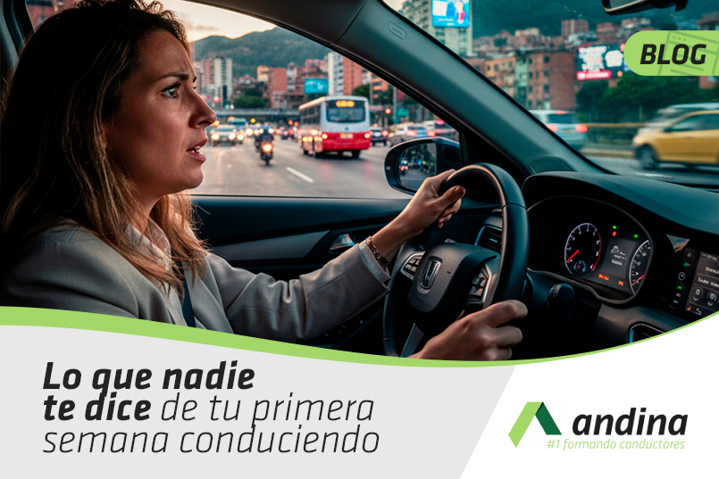 Lo que nadie te dice de tu primera semana conduciendo