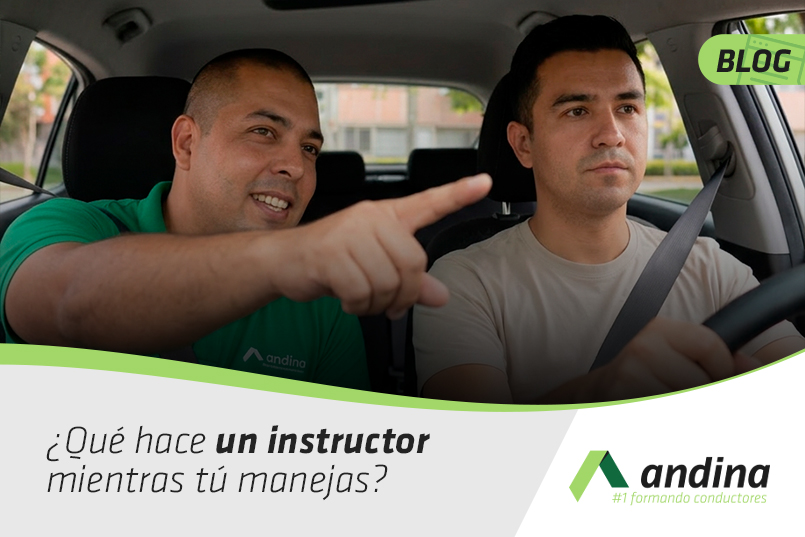 ¿Qué hace un instructor mientras tú manejas?